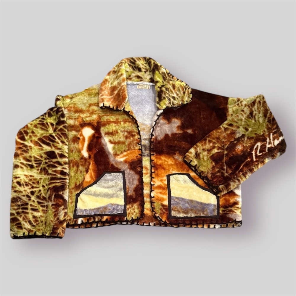 Upcycled Horce Fleece Jacket